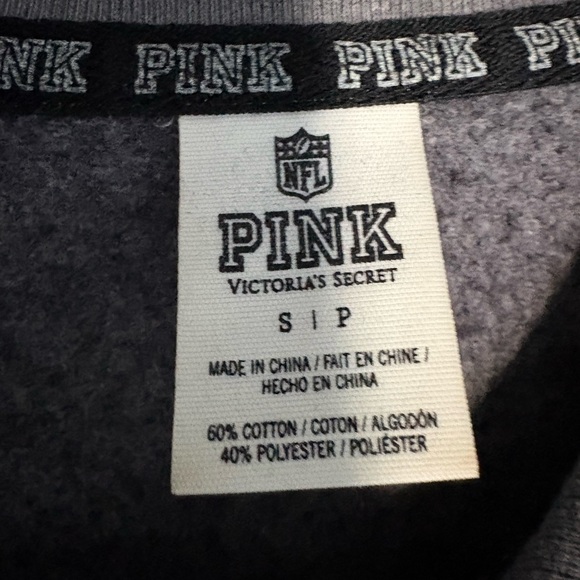 Victoria's Secret Pink Pittsburgh Steelers Heathered Sweatshirt - Picture 3 of 3